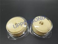 18.5 * 3100 Mm Yellow Garniture Tapes For Cigarettes Filter Rod Making Machine